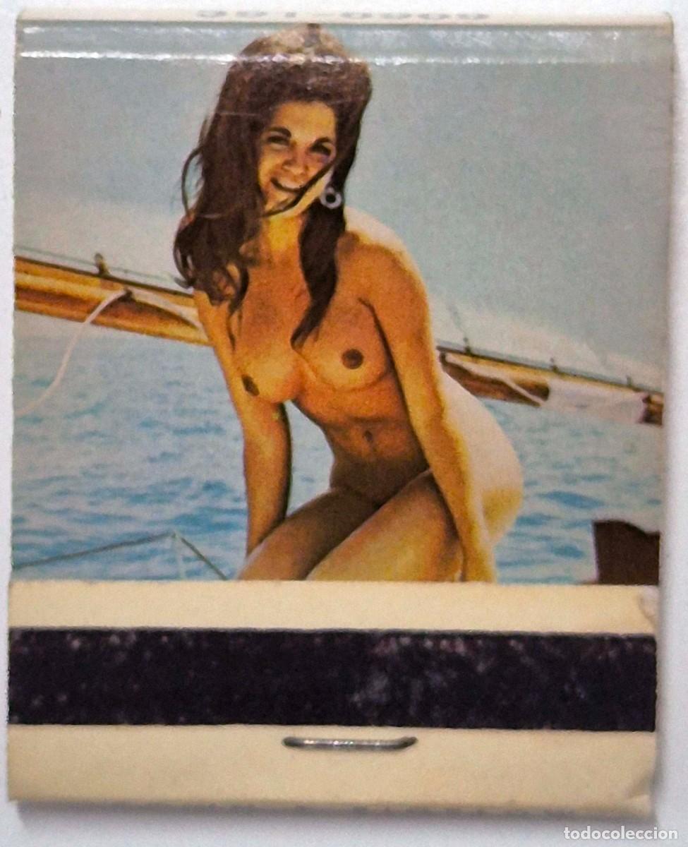 Cajas de cerillas: Caja de cerillas USA. Powell St. Nude Encounter Studio. D&eacute;cada de los 60/70. Completa