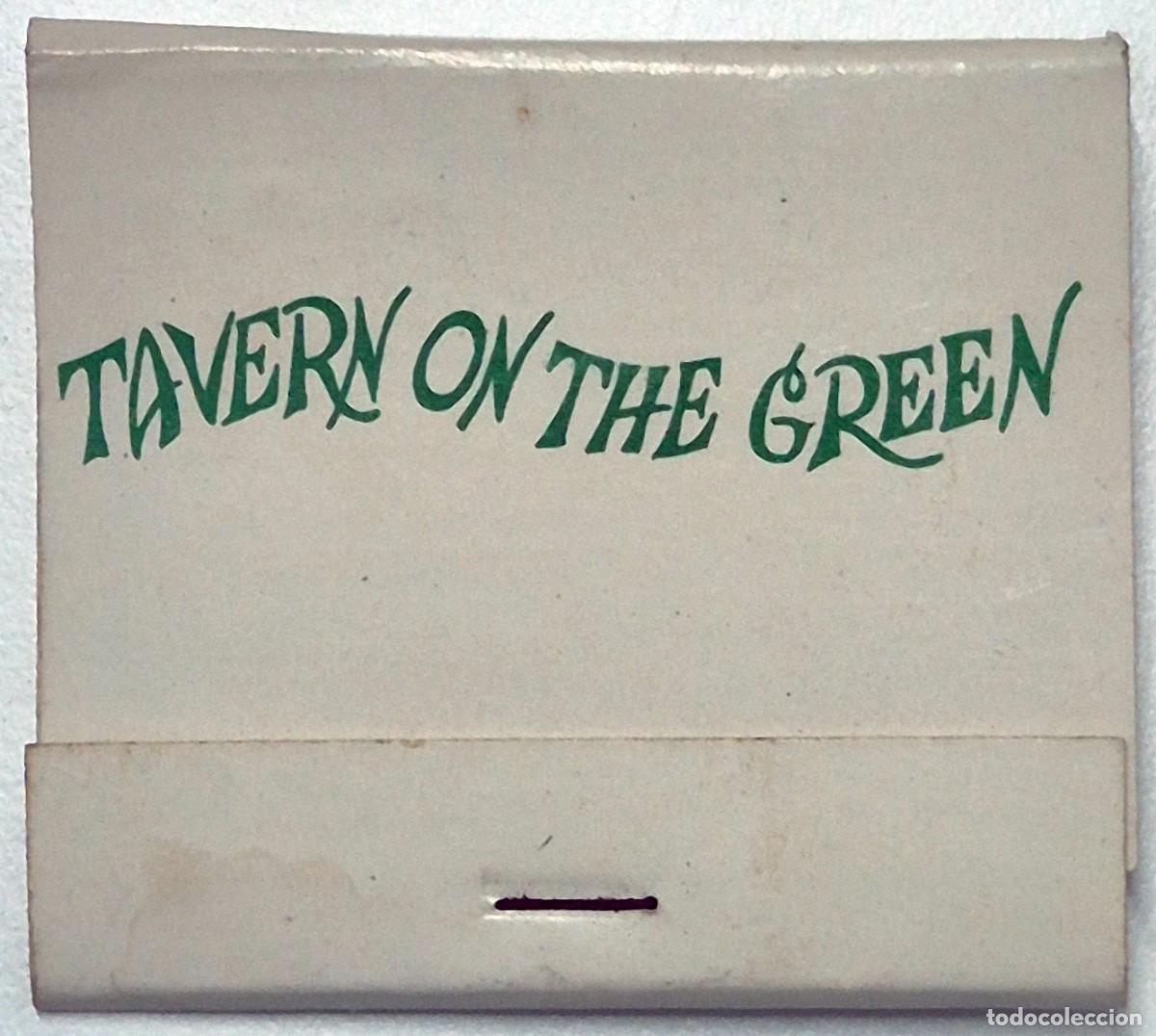 Cajas de cerillas: Caja de cerillas USA. Tavern on the Green (New York) D&eacute;cada de los 60/70. Completa