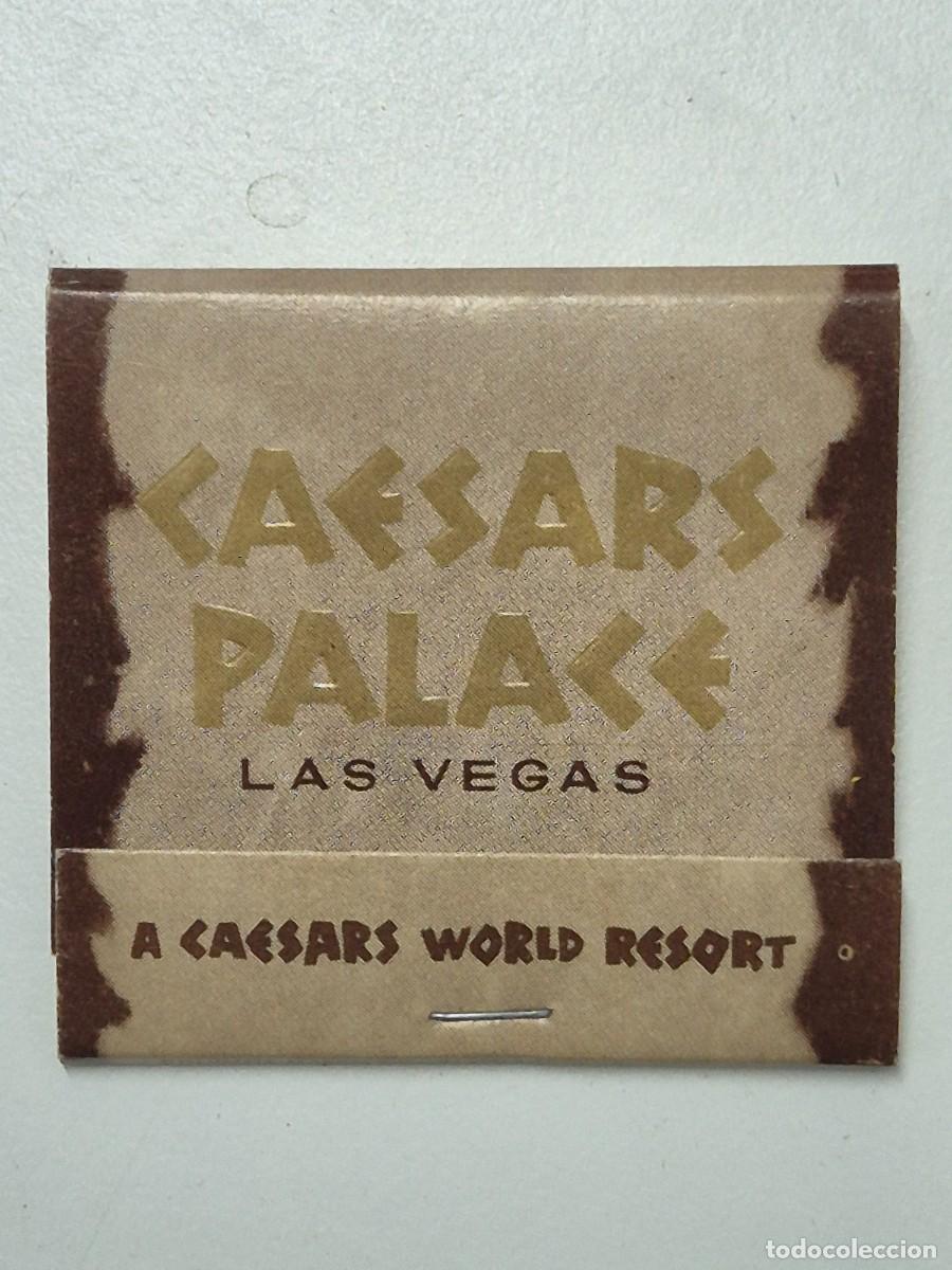 Cajas de cerillas: Caja de cerillas USA. Caesars Palace Hotel (Las Vegas) D&eacute;cada de los 60/70. Completa