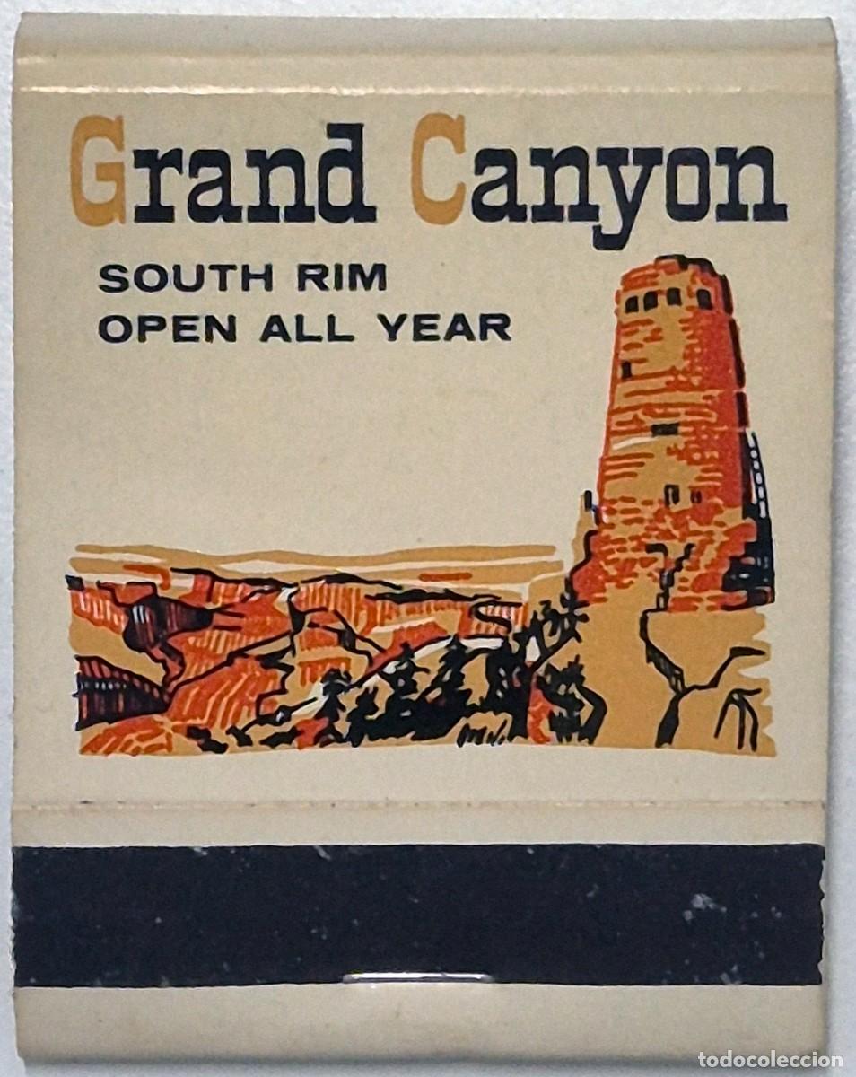 Cajas de cerillas: Caja de cerillas USA. Fred Harvey Hotel Restaurant Shop (Grand Canyon) Completa