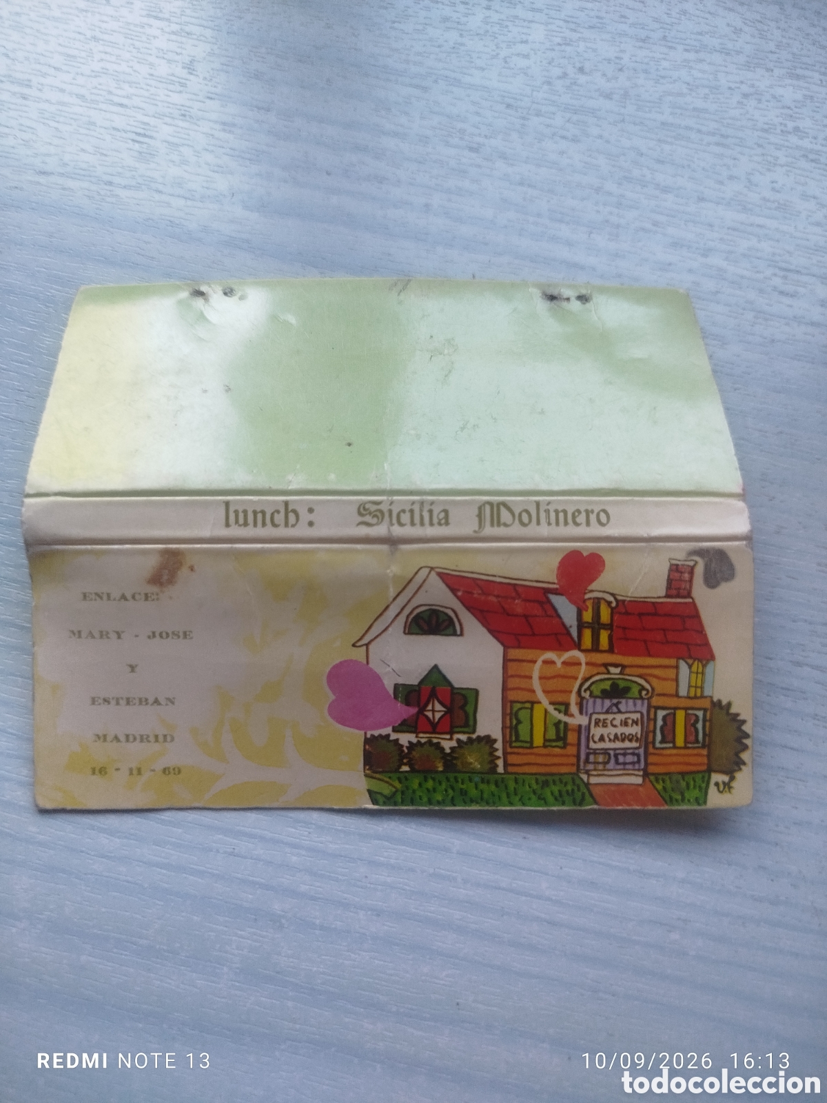 Cajas de cerillas: CAJA CERILLAS .enlace madrid 1969.