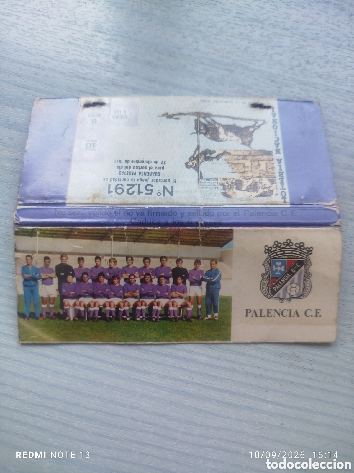 Cajas de cerillas: CAJA CERILLAS .C.F.PALENCIA 1971