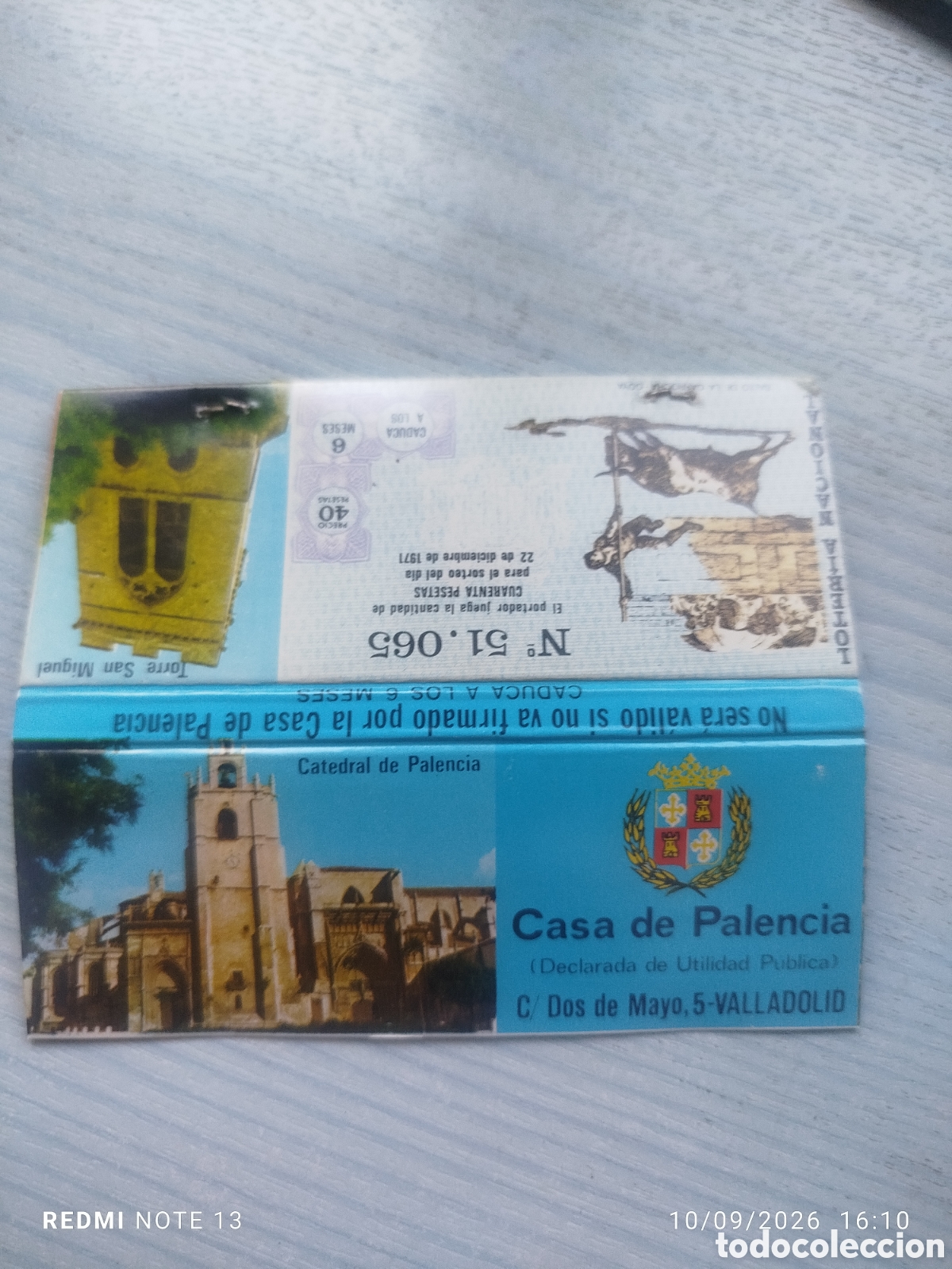 Cajas de cerillas: CAJA CERILLAS .Casa Palencia en Valladolid 1971