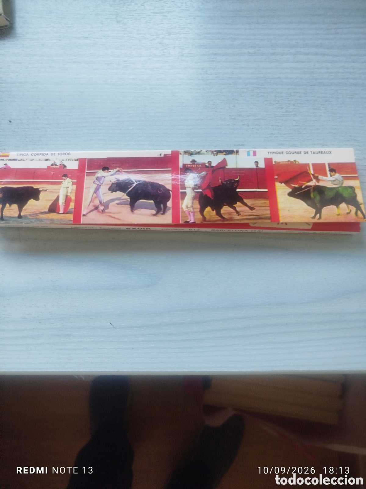 Cajas de cerillas: CAJA CERILLAS 23 CM.PROMOCIONAL TURISMO TIPICA CORRIDA DE TOROS