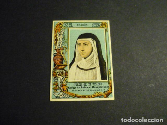 Streichholzschachteln: TERESA GIL DE VIDAURA CROMO SIGLO XIX CAJA DE CERILLAS