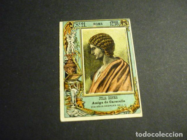 Streichholzschachteln: JULIA DOMNA CROMO SIGLO XIX CAJA DE CERILLAS