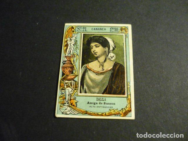 Cajas de cerillas: DALILA CROMO SIGLO XIX CAJA DE CERILLAS