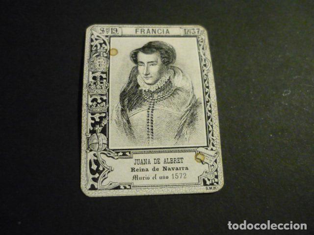 Cajas de cerillas: JUANA DE ALBRET CROMO SIGLO XIX CAJA DE CERILLAS