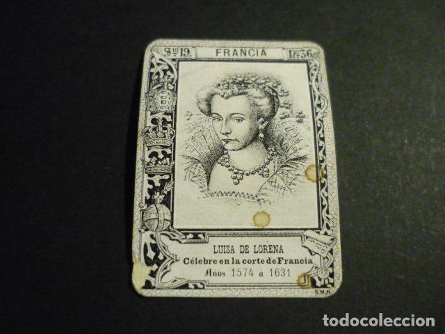 Cajas de cerillas: LUISA DE LORENA CROMO SIGLO XIX CAJA DE CERILLAS