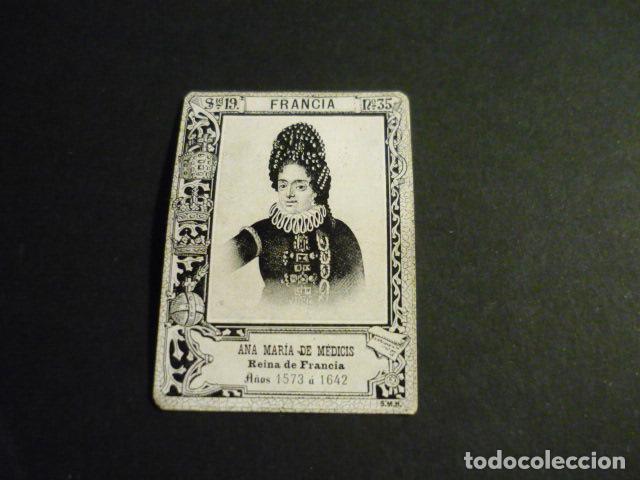Cajas de cerillas: ANA MARIA DE MEDICIS CROMO SIGLO XIX CAJA DE CERILLAS