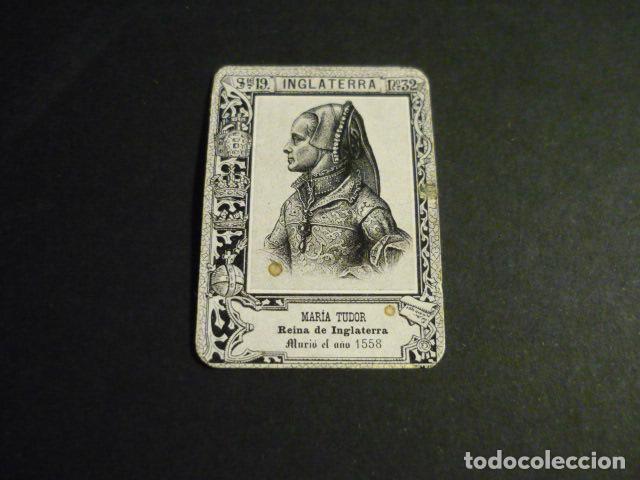Cajas de cerillas: MARIA TUDOR CROMO SIGLO XIX CAJA DE CERILLAS