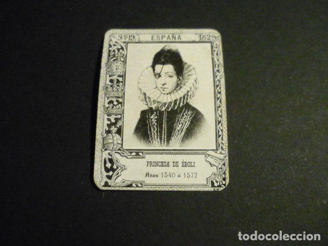 Cajas de cerillas: PRINCESA DE EBOLI CROMO SIGLO XIX CAJA DE CERILLAS