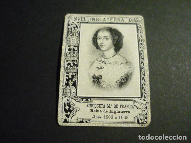 Cajas de cerillas: ENRIQUETA MARIA DE FRANCIA CROMO SIGLO XIX CAJA DE CERILLAS