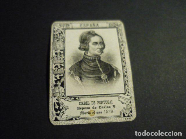 Scatole di Cerini: ISABEL DE PORTUGAL CROMO SIGLO XIX CAJA DE CERILLAS