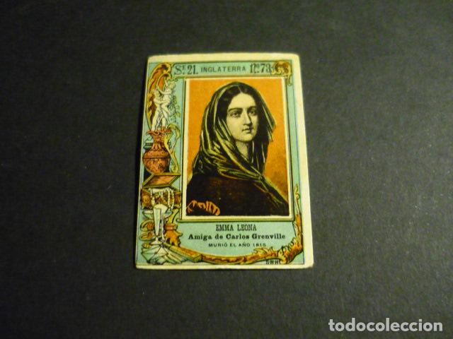 Scatole di Cerini: EMMA LEONA CROMO SIGLO XIX CAJA DE CERILLAS