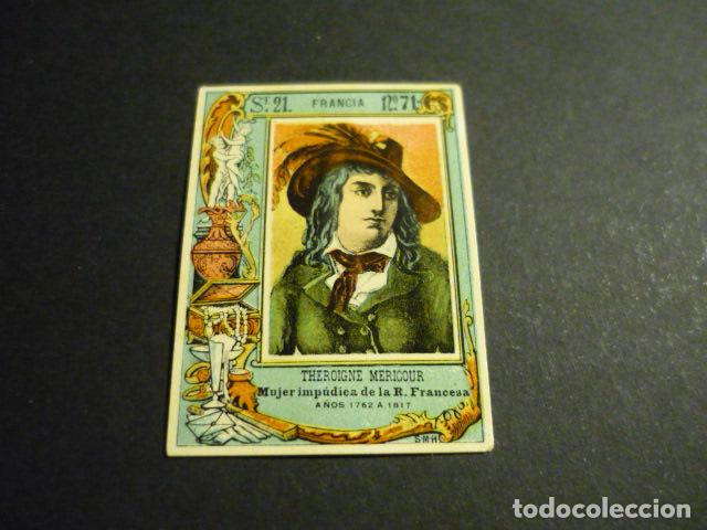 Caixas de F&oacute;sforos: THEROIGNE MERICOUR CROMO SIGLO XIX CAJA DE CERILLAS