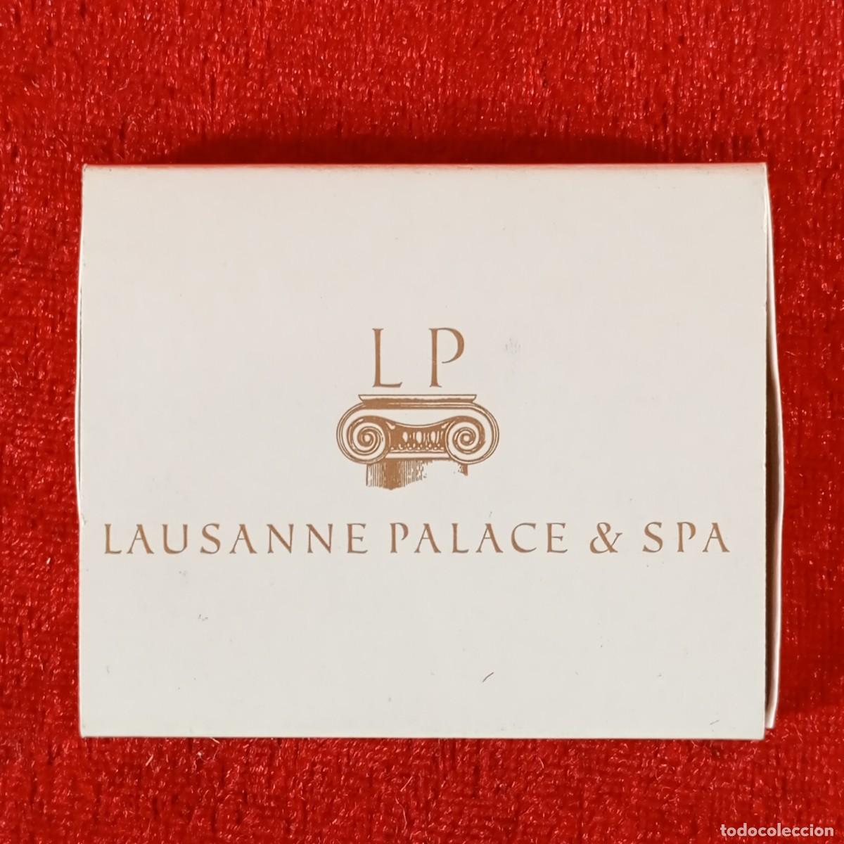 Cajas de cerillas: CAJA DE CERILLAS DEL HOTEL DE LUJO - LAUSANNE PALACE & SPA - SUISSE