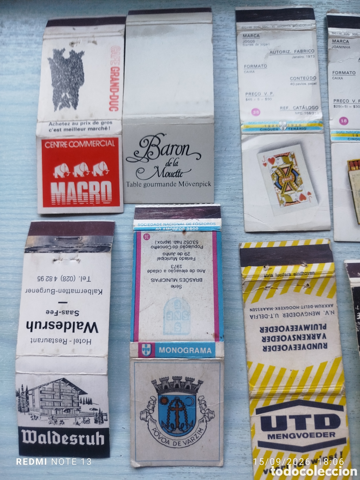 Cajas de cerillas: 10 cajas cerillas extranjeras plancha temas varios
