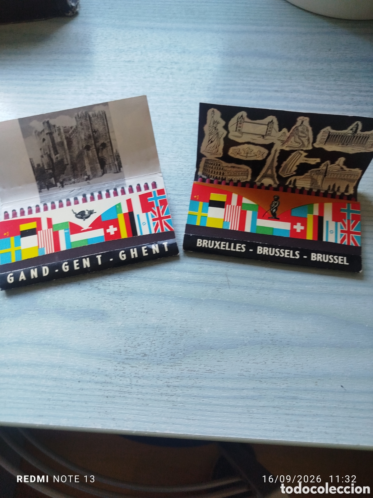 Cajas de cerillas: 2 cajas cerillas bruselas - Foto 3