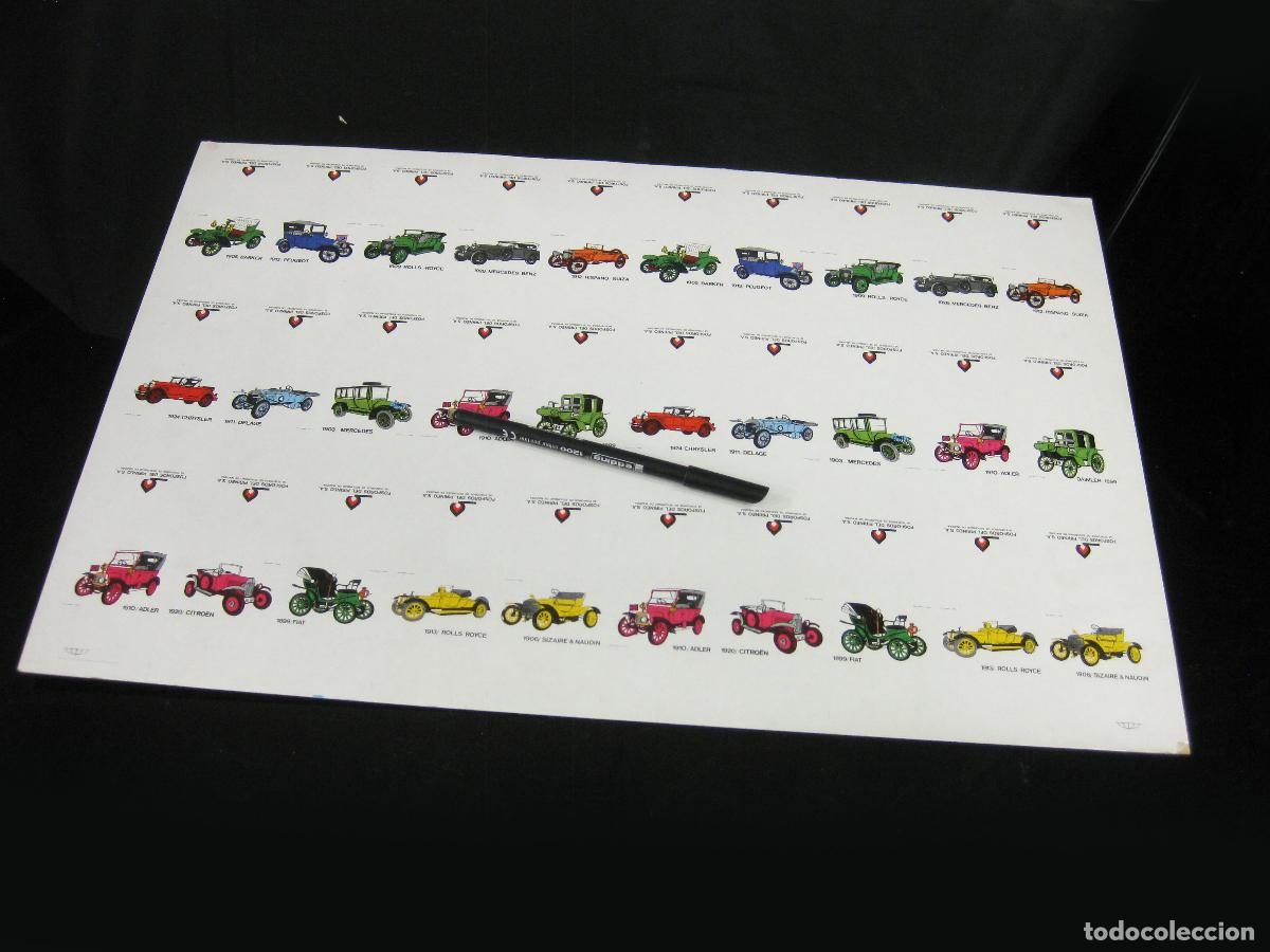 Cajas de cerillas: PLANTILLA ORIGINAL DE CAJAS DE CERILLAS DE AUTOM&Oacute;VILES ANTIGUOS DE F&Oacute;SFOROS DEL PIRINEO