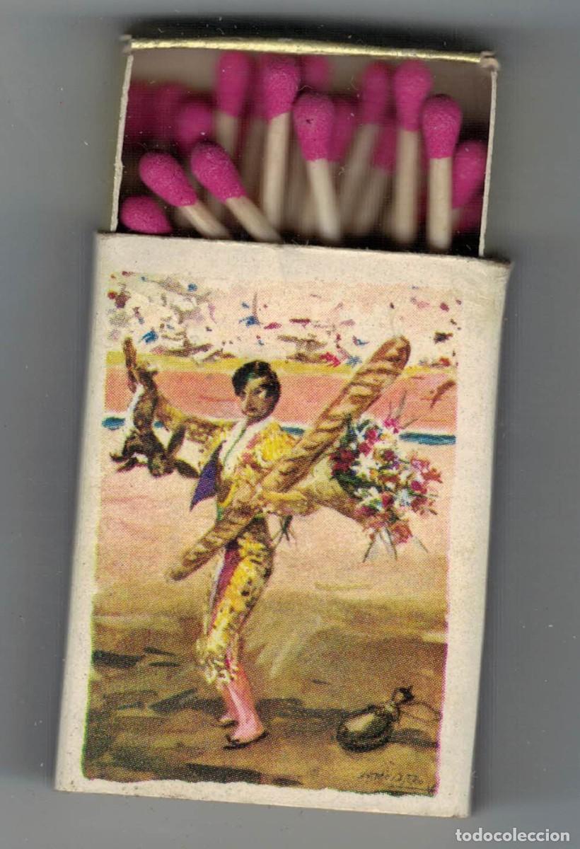 Cajas de cerillas: Caja de cerillas &ldquo;Estampas Taurinas&rdquo; n&ordm; 15 &ndash; Fosforera Espa&ntilde;ola &ndash; a&ntilde;os 60
