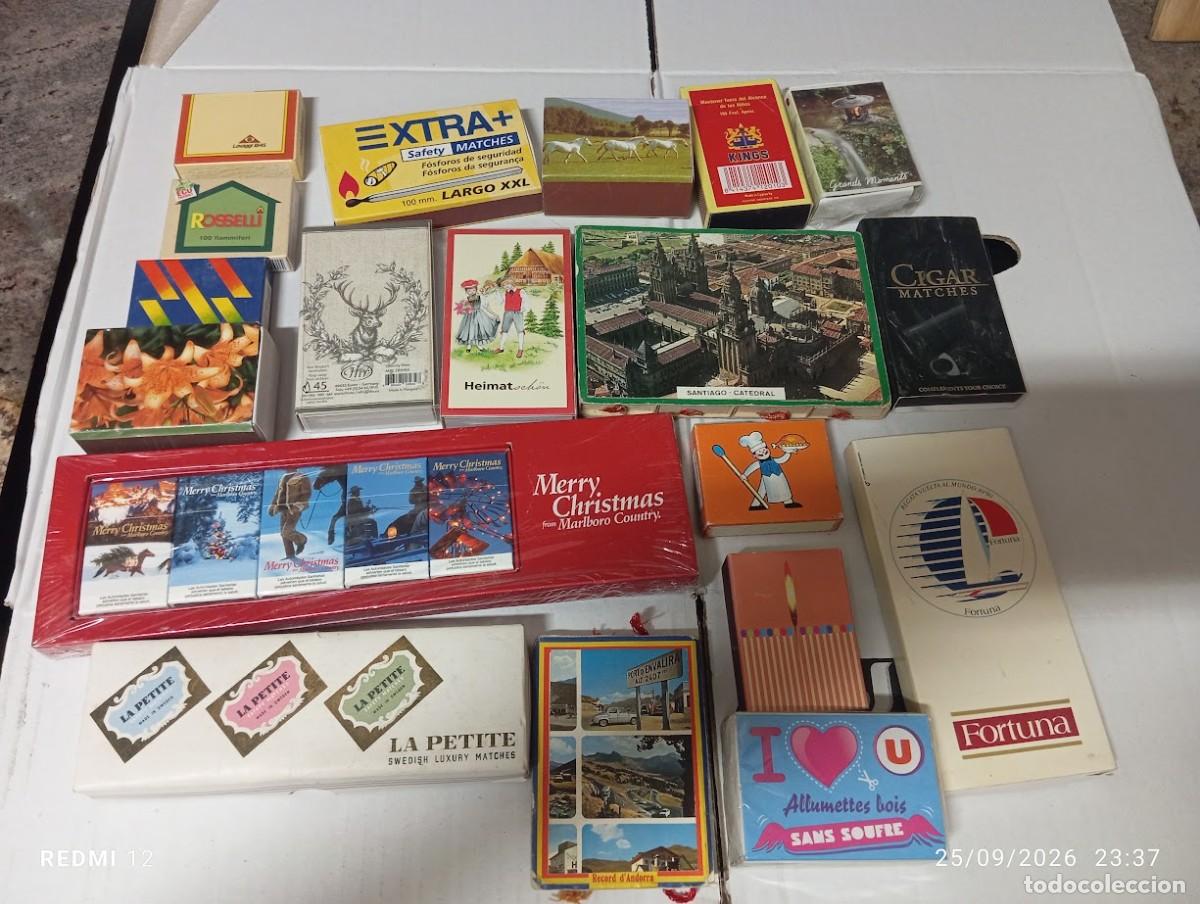 Cajas de cerillas: LOTE 19 CAJAS DE CERILLAS GRANDES
