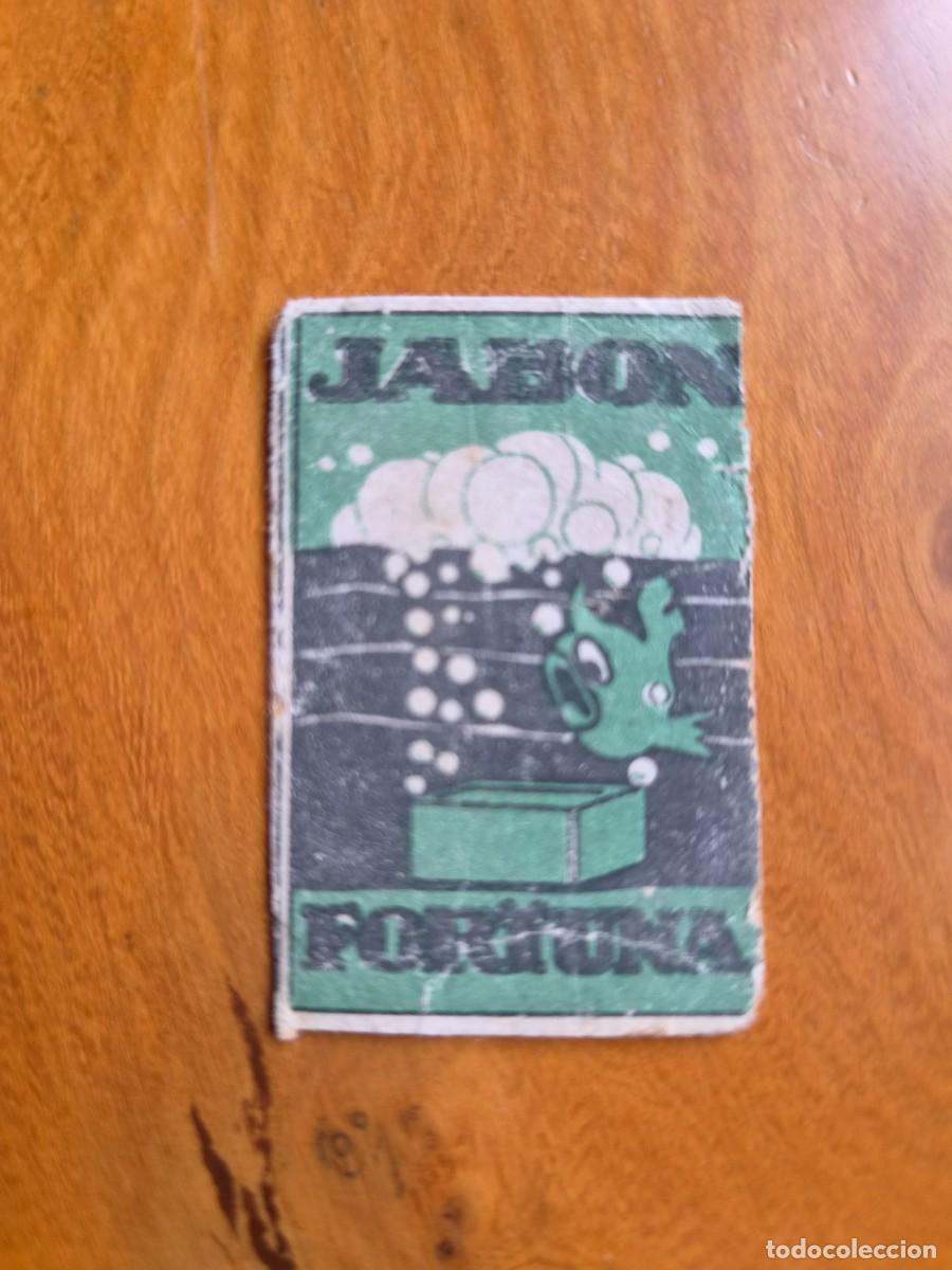 Cajas de cerillas: JABON FORTUNA - ANTIGUO CROMO PUBLICITARIO CAJA CERILLAS A&Ntilde;OS 20
