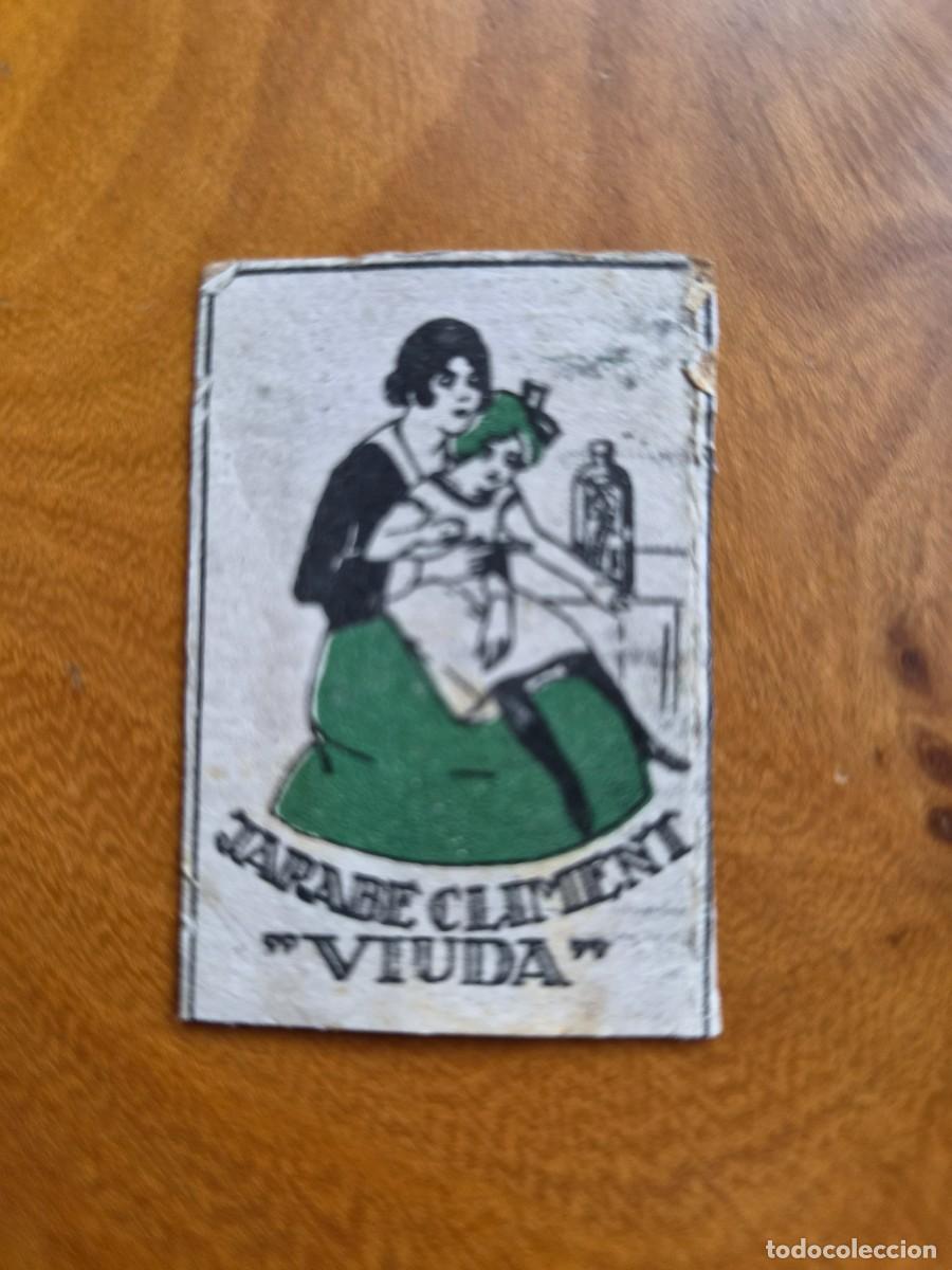 Cajas de cerillas: JARABE CLIMENT - ANTIGUO CROMO PUBLICITARIO CAJAS CERRILLAS A&Ntilde;OS 20