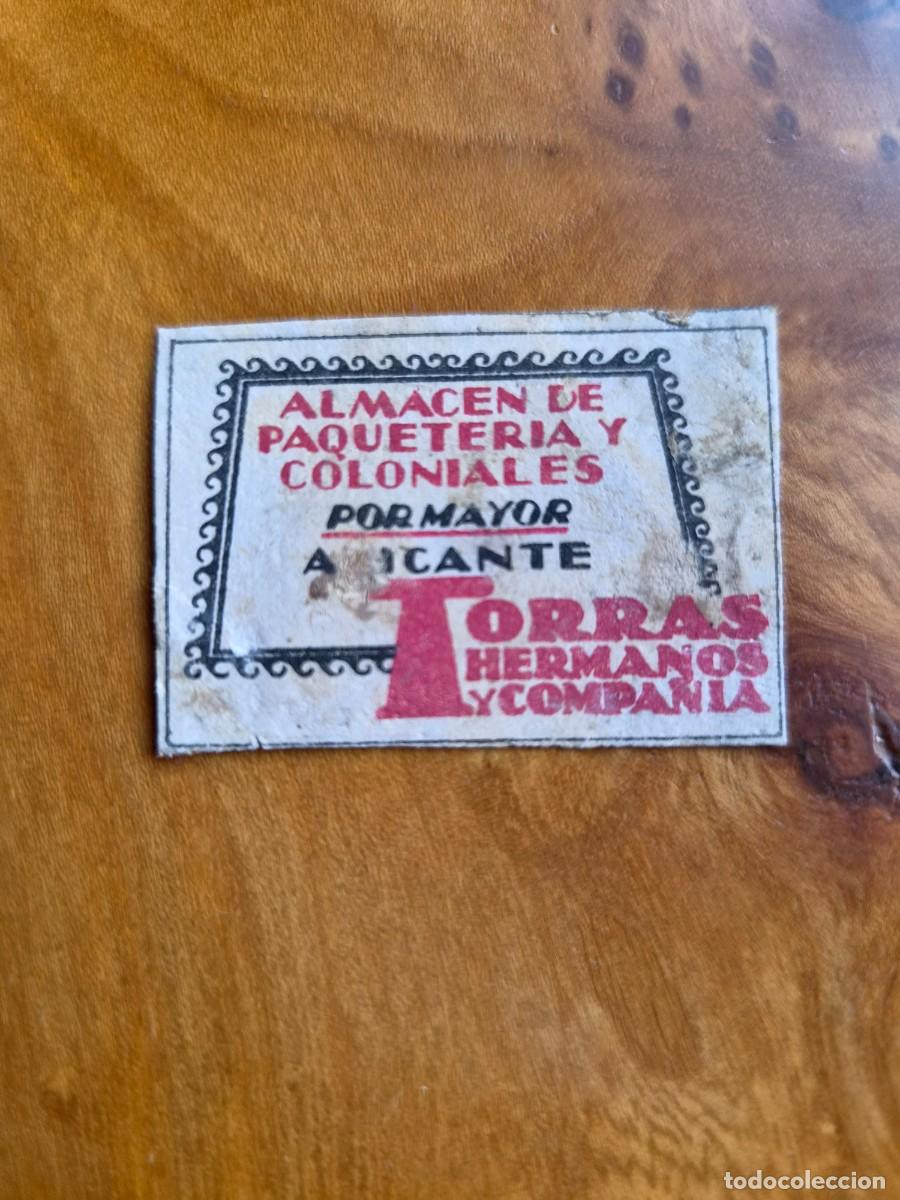 Cajas de cerillas: ANTIGUO CROMO PUBLICITARIO CAJAS CERRILLAS A&Ntilde;OS 20 - TORRAS HERMANOS