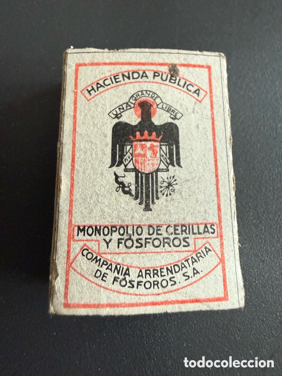 Cajas de cerillas: Antigua Caja Cerillas Monopolio de Cerillas y F&oacute;sforos Finas n 1. 25ct. A estrenar