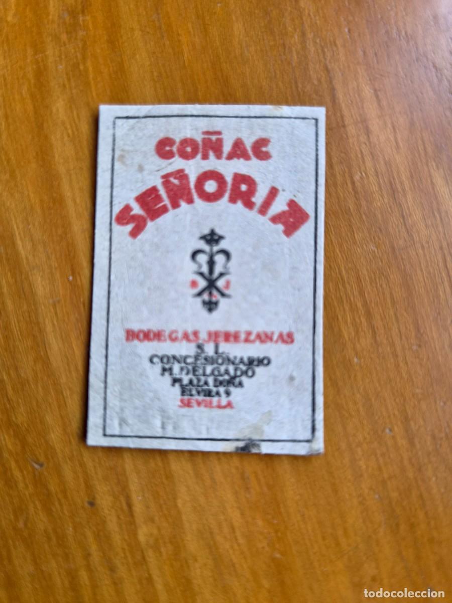Cajas de cerillas: ANTIGUO CROMO PUBLICITARIO CAJAS CERRILLAS A&Ntilde;OS 20 - CO&Ntilde;AC SE&Ntilde;ORIA