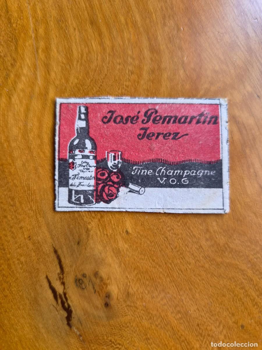 Cajas de cerillas: ANTIGUO CROMO PUBLICITARIO CAJAS CERRILLAS A&Ntilde;OS 20 - JOSE PEMARTIN