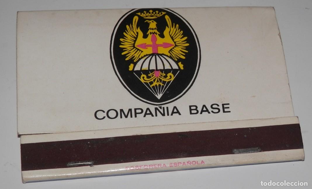 Cajas de cerillas: UNA ANTIGUA CAJA DE CERILLAS DE LA COMPA&Ntilde;IA BASE