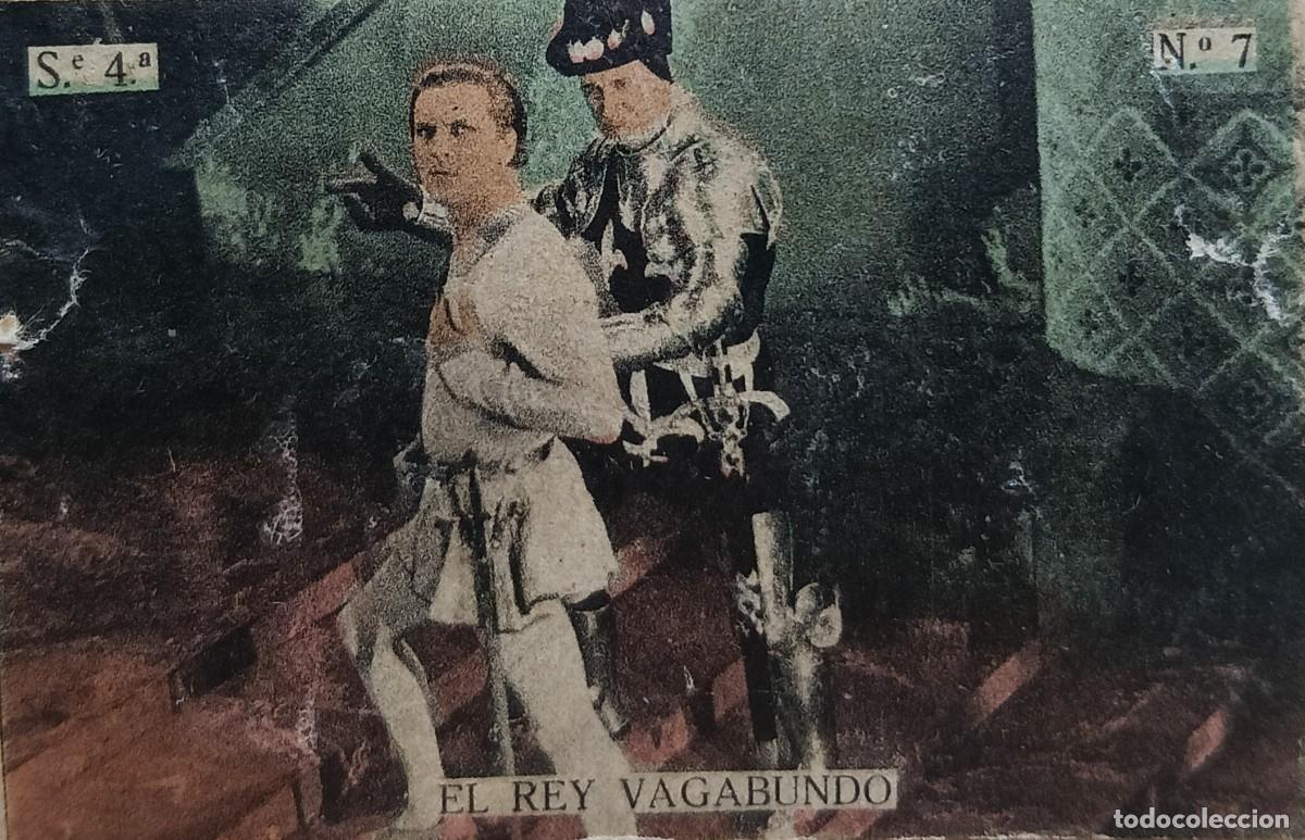 Cajas de cerillas: PORTADA N&ordm; 7-CAJA CERILLAS CAF-SERIE 4 N&ordm; 7-EL REY VAGABUNDO