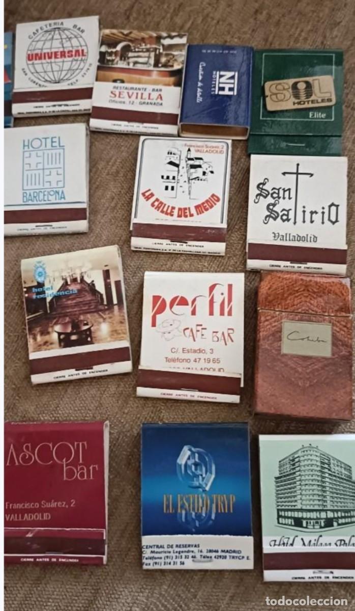 Matchboxes: Lote 18 cajas de cerillas publicitarias