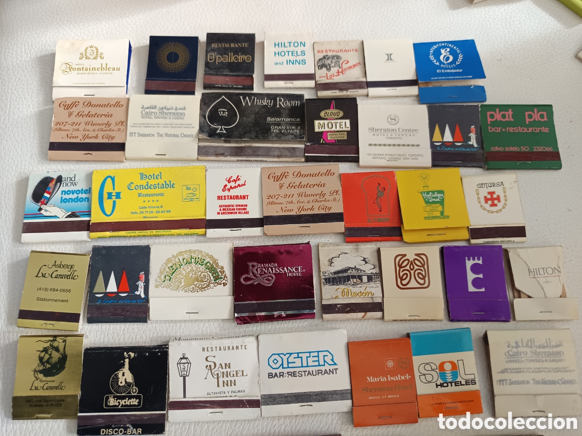 Cajas de cerillas: 50 estuches de cerillas