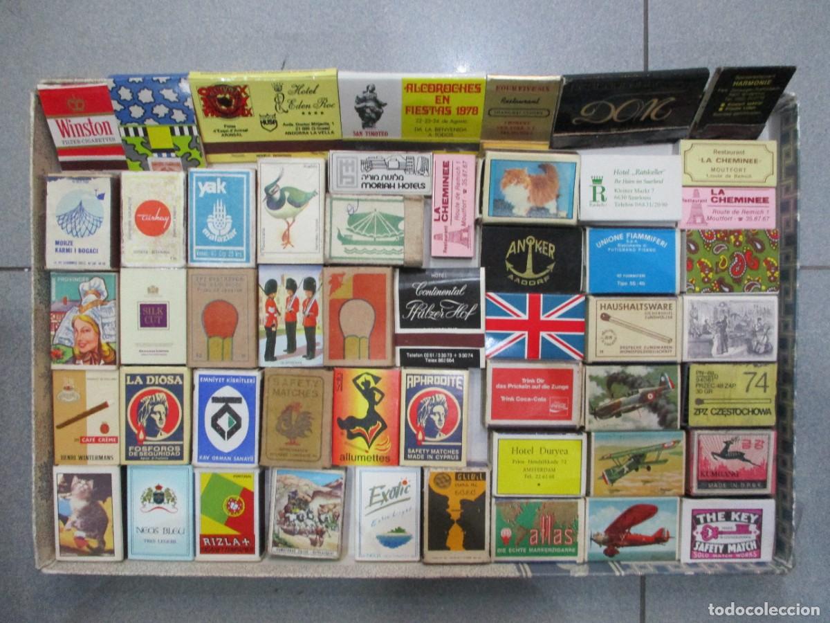 Matchboxes: COLECCION + DE 100 CAJAS DE CERILLAS DIFERENTES EN MUY BUEN ESTADO