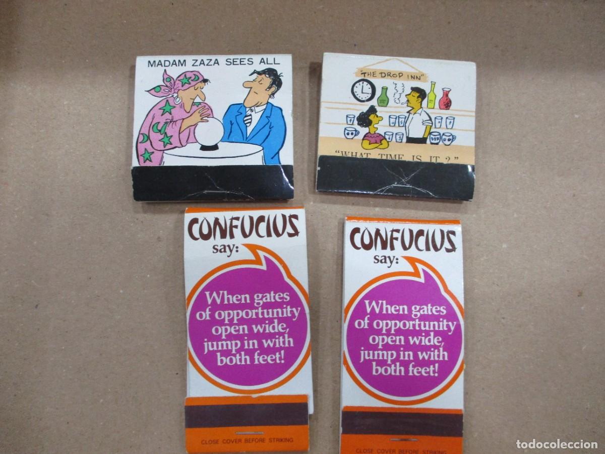 Matchboxes: LOTE CUATRO CAJA DE CERILLAS BROMA - SEXY - EROTICAS - BROMA EN MUY ESTADO