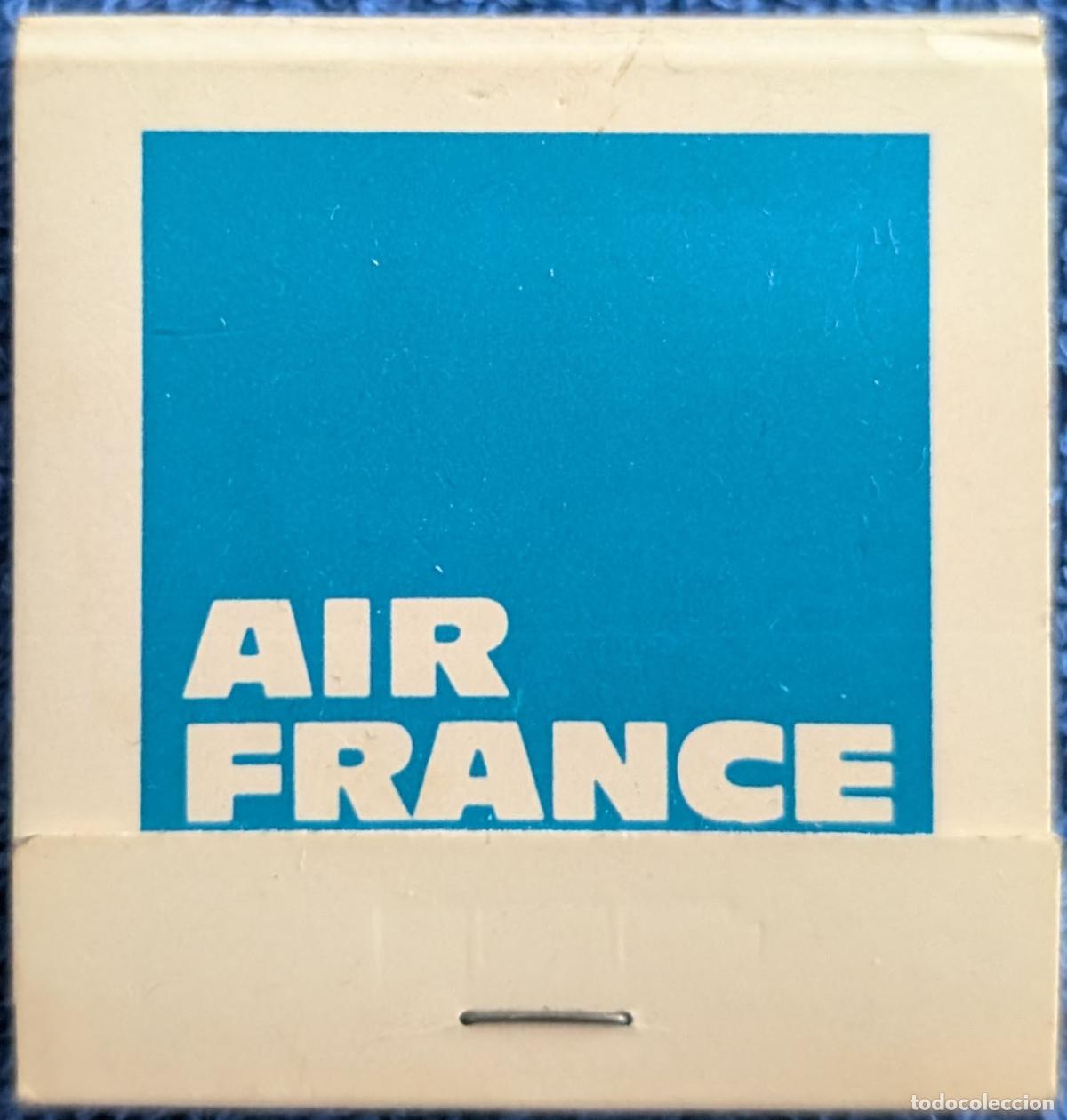 Scatole di Cerini: Antigua cajetilla de cerillas con f&oacute;sforos - Air France