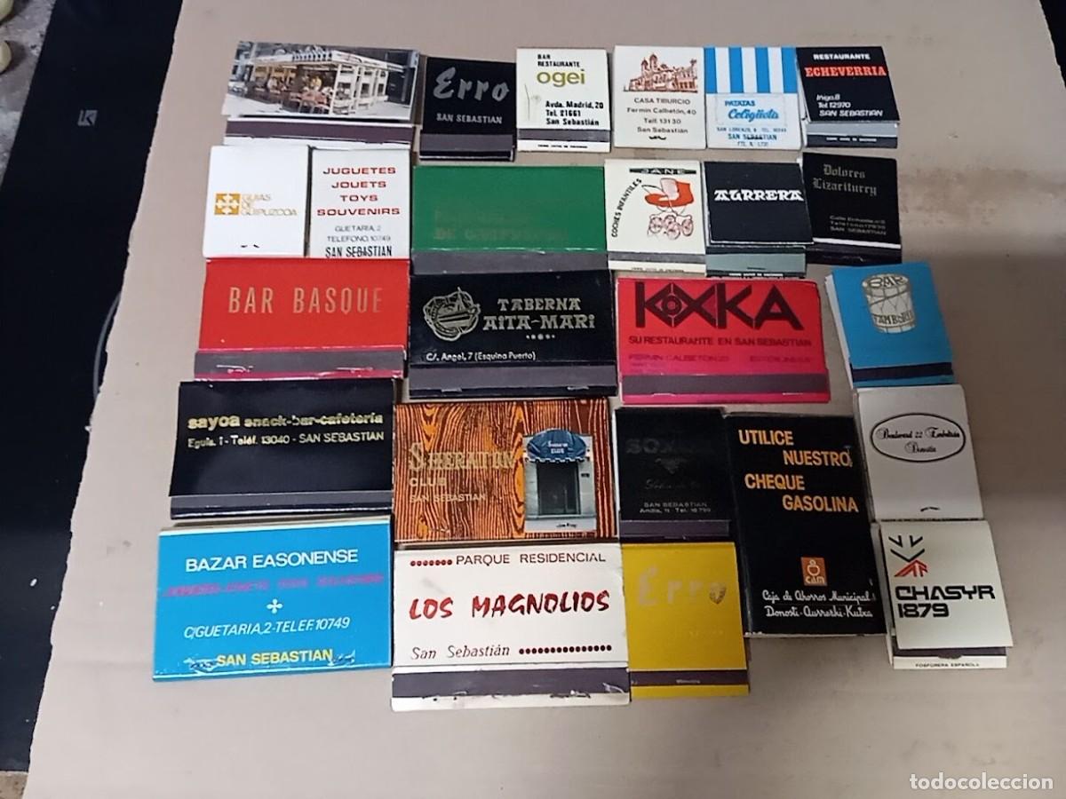 Cajas de cerillas: LOTE 51 CAJAS DE CERILLAS DE SAN SEBASTIAN DONOSTIA