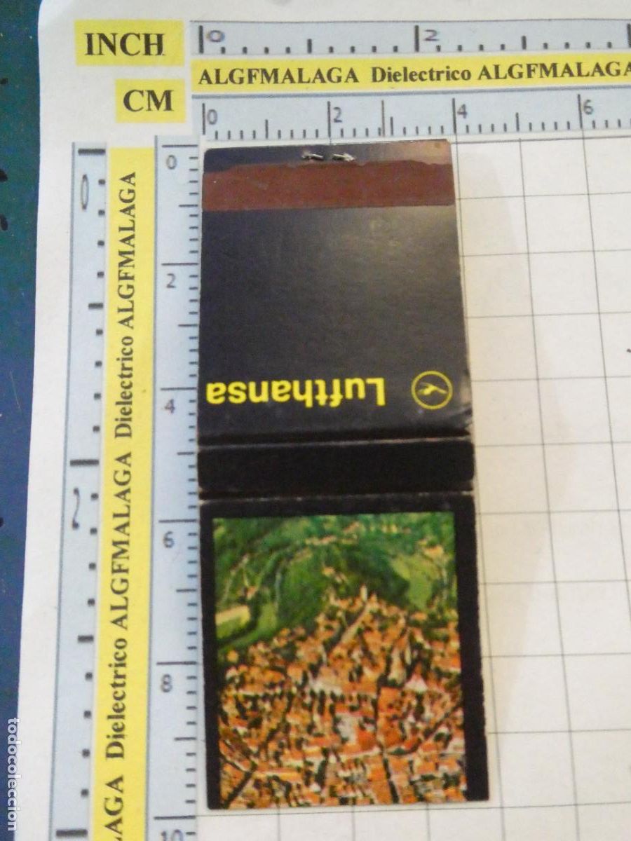 Matchboxes: CAJA CAJETILLA DE CERILLAS. AEROL&Iacute;NEAS AVIONES LUFTHANSA ALEMANIA