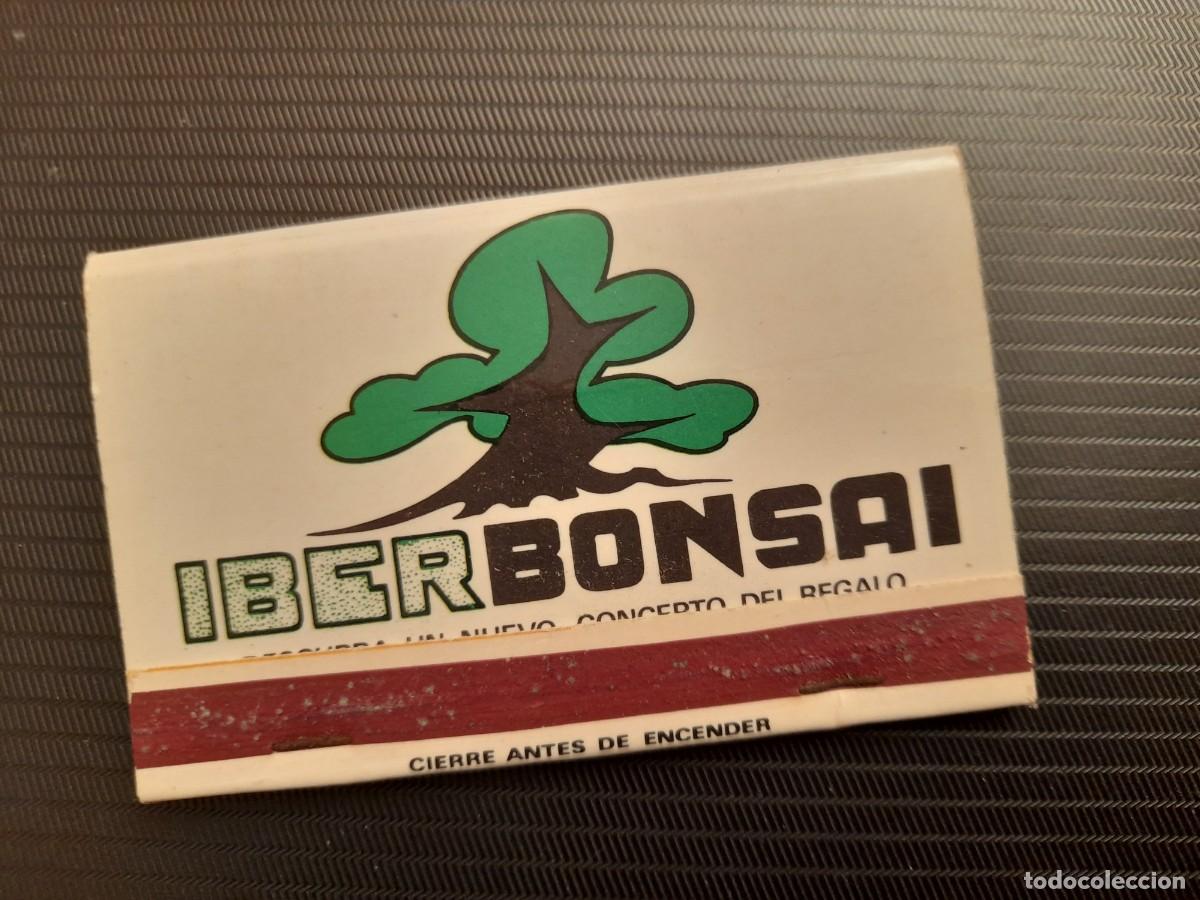 Cajas de cerillas: Caja Cerillas Carterita publicidad IBERBONSAI