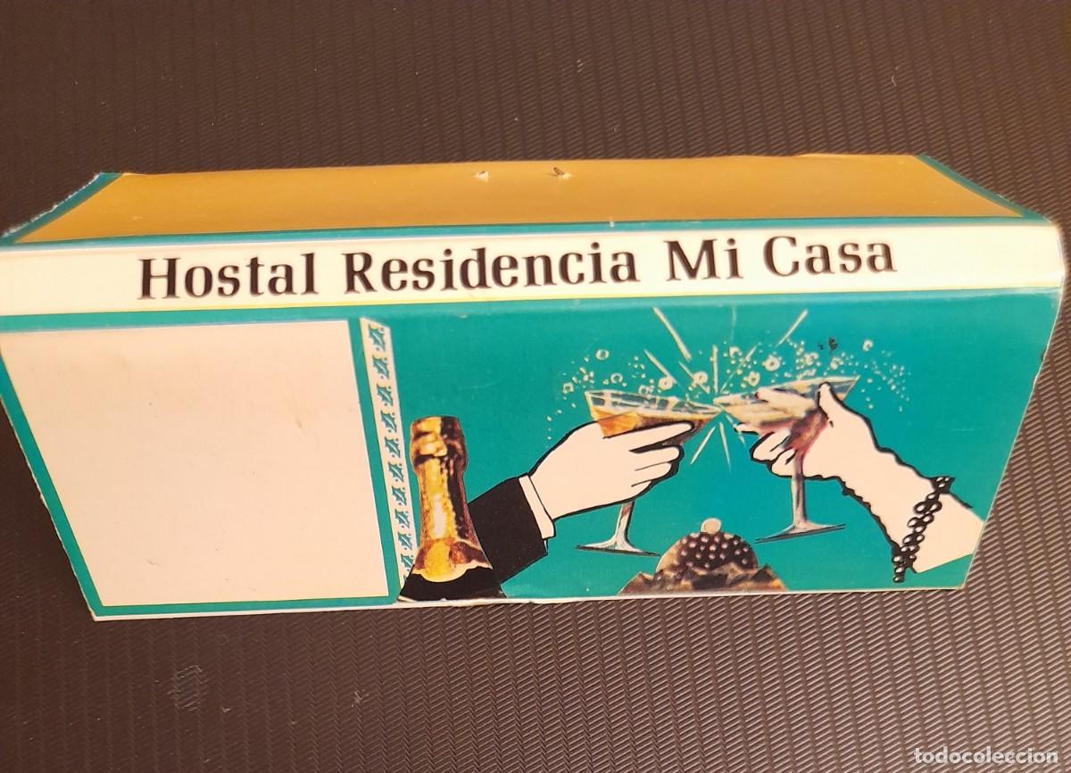 Cajas de cerillas: Caja Cerillas Carterita Hostal Residencia Mi Casa, Plasencia.