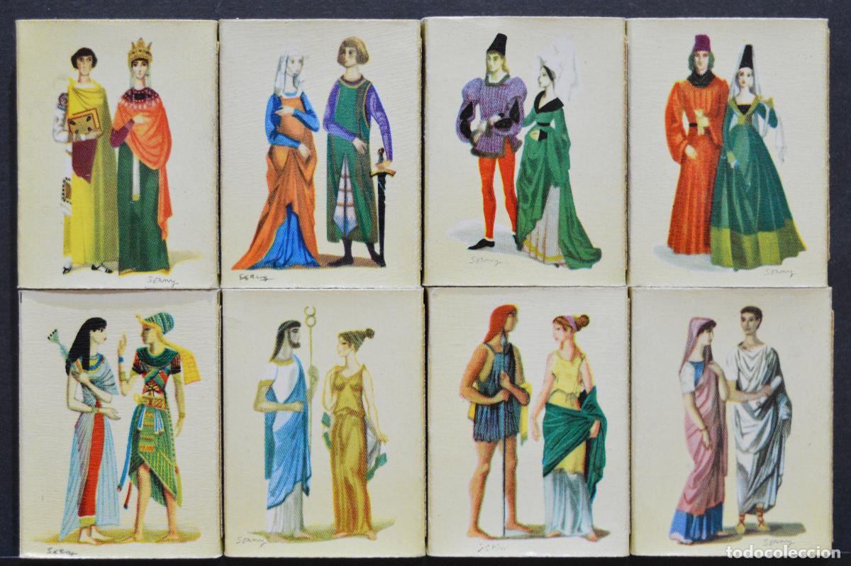Cajas de cerillas: LOTE 30 CAJAS DE CERILLAS COLECCI&Oacute;N HISTORIA DEL VESTIDO