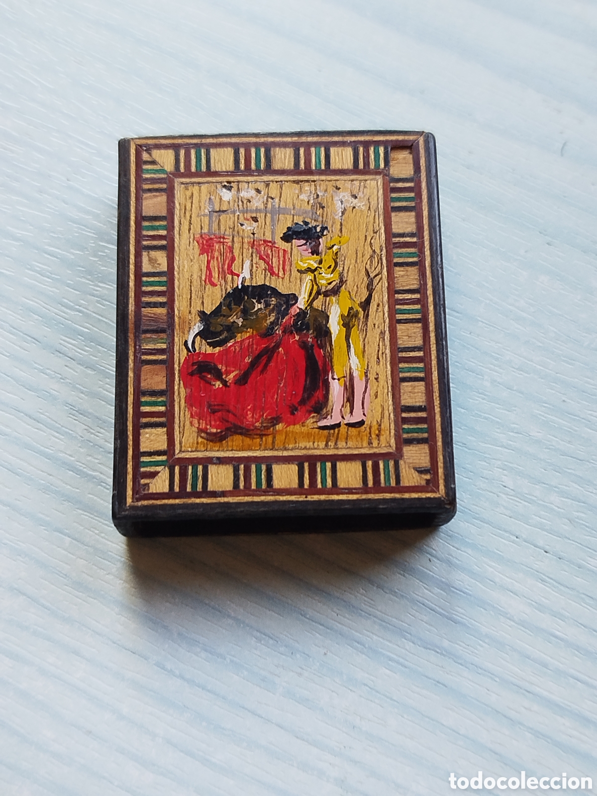 Cajas de cerillas: caja cerillas MADERA SIN CAJETIN TORERO Y BAILADOR TIP,SPANIS