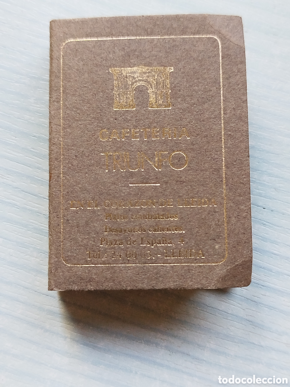 Cajas de cerillas: caja cerillas estuche carton en forma de libro caf,TRIUNFO.Ret,PALERMO LLEIDA