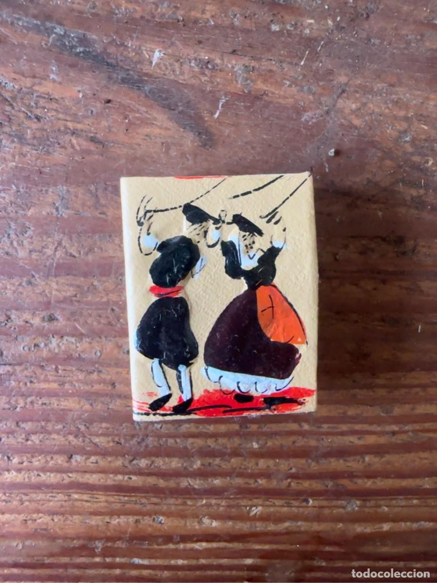 Cajas de cerillas: Lote 3 cajas de cerillas vintage vac&iacute;as - trajes y bailes