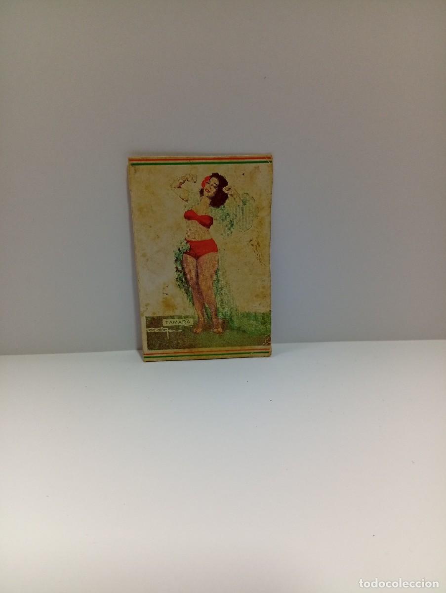 Cajas de cerillas: CUBA. FRONTAL DE CERILLAS ARTISTAS. TAMARA. MEDIDAS : 7 X 4.5 CM APROX.