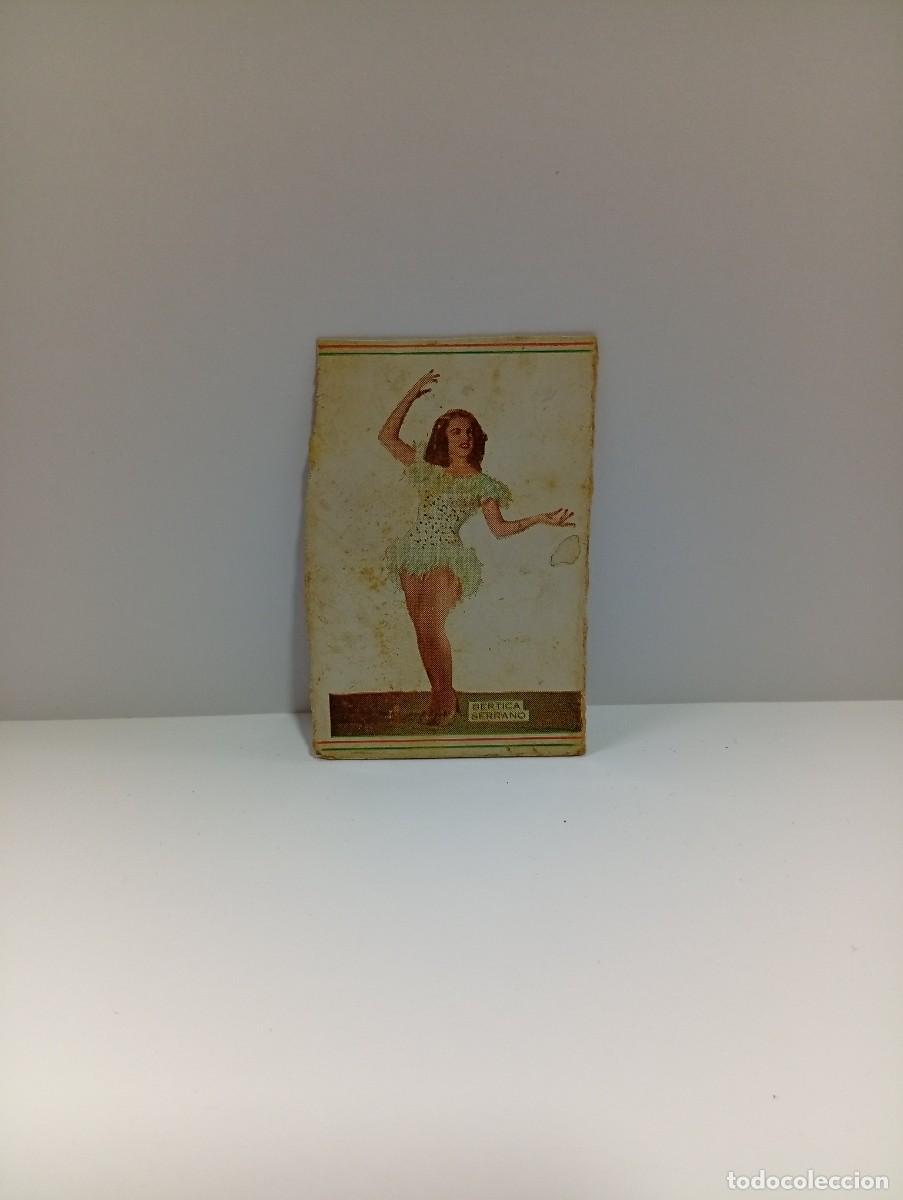 Cajas de cerillas: CUBA. FRONTAL DE CERILLAS ARTISTAS. BERTICA SERRANO. MEDIDAS : 7 X 4.5 CM APROX.