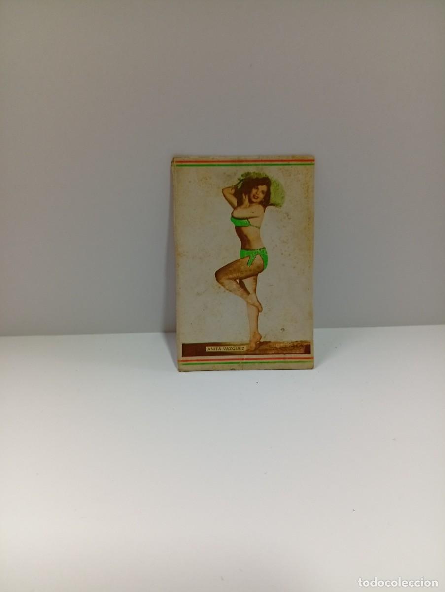 Cajas de cerillas: CUBA. FRONTAL DE CERILLAS ARTISTAS. ANITA VAZQUEZ. MEDIDAS : 7 X 4.5 CM APROX.